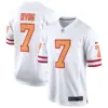 Mens Tampa Bay Tampa Bay Buccaneers Throwback Game Jersey Bucky Irving Jersey White