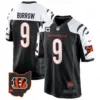 Mens Cincinnati Bengals 2024 Game Jersey Joe Burrow Jersey Black Alternate