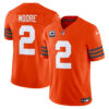 Men’s Chicago Bears Throwback Vapor Limited Jersey – All Stitched – Orange – D.J. Moore