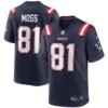 Randy Moss New England Patriots Nike Game Retired Player Jersey Navy