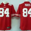 Nike San Francisco 49ers #84 Randy Moss Red Game Jersey