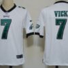 Nike Philadelphia Eagles #7 Michael Vick White Game Jersey