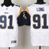Nike St. Louis Rams #91 Chris Long White Elite Jersey