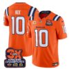 Denver Broncos 3-Time Champions Patch Vapor Limited Jersey V2 – All Stitched – Orange – Bo Nix Jersey