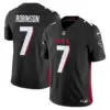 Mens Atlanta Falcons 2024 Vapor Limited Jersey Bijan Robinson Jersey Black
