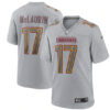 Men’s Washington Commanders #17 Terry McLaurin Gray Atmosphere Fashion Stitched Game Jersey