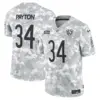 Walter Payton Chicago Bears 2024 Salute To Service Vapor Limited Jersey Arctic Camo All Stitched