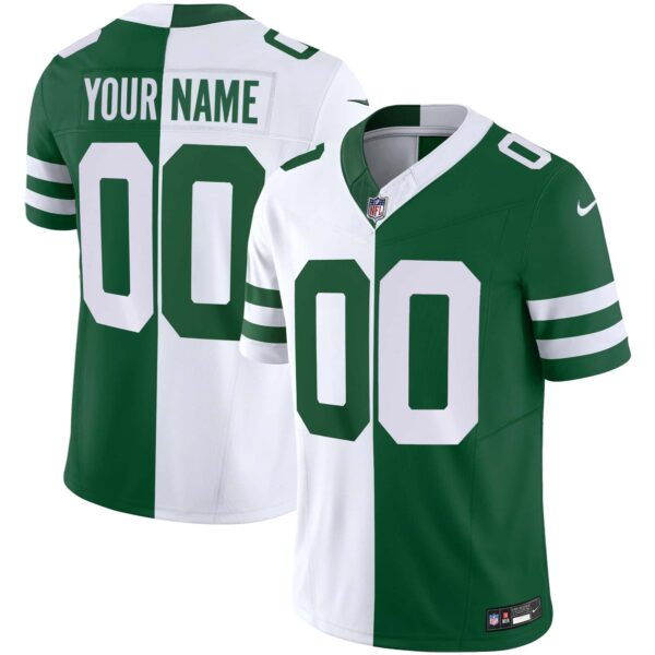 Jets Legacy Limited Custom Jersey – All Stitched – Men – Split