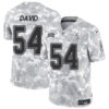 Tampa Bay Buccaneers #54 Lavonte David 2024 FUSE Arctic Camo Salute To Service Limited Football Stitched Jersey