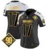Womens Washington Commanders 90Th Anniversary Patch Gold Vapor Limited Jersey Terry Mclaurin Jersey Alternate