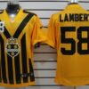 Nike Pittsburgh Steelers #58 Jack Lambert 1933 Yellow Throwback Jersey