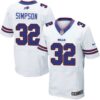 Nike Bills #32 O. J. Simpson White Men’s Stitched NFL New Elite Jersey