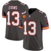 Men’s Buccaneers Throwback Vapor Limited Jersey V3 – All Stitched – Pewter – Mike Evans