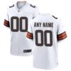 Cleveland Browns Nike Custom Game Jersey White