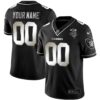 Raiders Vapor Gold Custom Name and Number – All Stitched – Men – Silver Limited