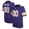 Minnesota Vikings Custom YOUTH Classic Game Jersey – Purple