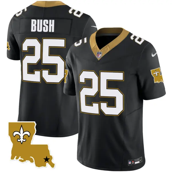 Mens New Orleans Saints 1987 Legacy Vapor Jersey Reggie Bush Jersey Black