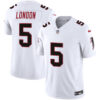 Men’s Atlanta Falcons Vapor Limited Jersey – All Stitched – White – Drake London