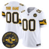 Pittsburgh Steelers Throwback 1933 Patch Vapor Limited Custom Jersey – All Stitched – White Jersey
