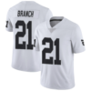 Men’s Las Vegas Raiders #21 Cliff Branch White Vapor Untouchable Stitched NFL Nike Limited Jersey