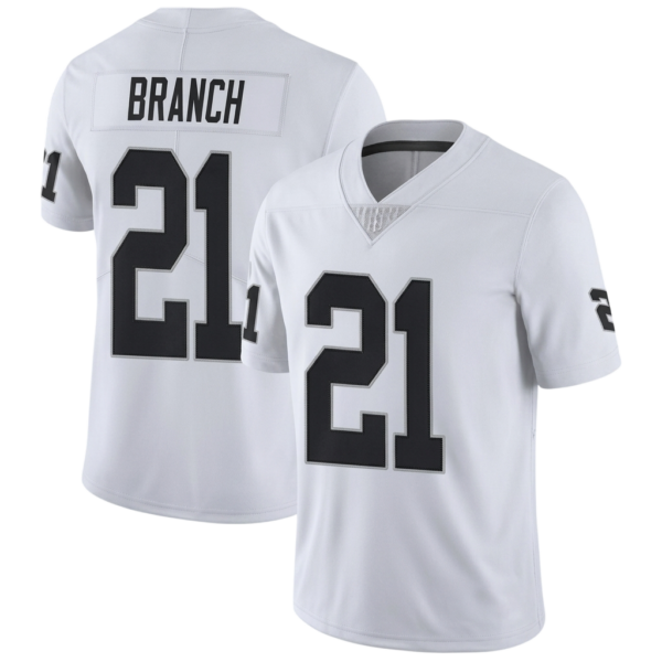 Men’s Las Vegas Raiders #21 Cliff Branch White Vapor Untouchable Stitched NFL Nike Limited Jersey