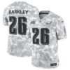 Philadelphia Eagles #26 Saquon Barkley 2024 FUSE Arctic Camo Salute To Service Limited Football Stitched Jersey