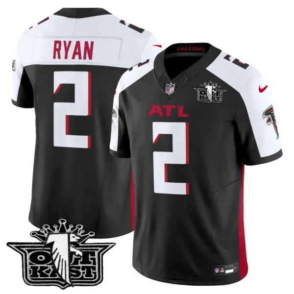 Mens Outkast X Atlanta Falcons 2024 Vapor Limited Jersey V2 Matt Ryan Jersey Black Alterante