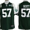 Nike New York Jets #57 Bart Scott Green Game Jersey