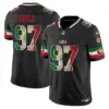 Mens San Francisco 49Ers Mexico Vapor Limited Jersey V4 Nick Bosa Jersey Black