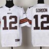 Nike Cleveland Browns #12 Josh Gordon White Elite Jersey