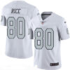 Men’s Oakland Raiders #80 Jerry Rice Retired White 2016 Color Rush Stitched NFL Nike Limited Jersey