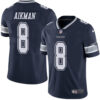 Nike Dallas Cowboys #8 Troy Aikman Navy Blue Team Color Men’s Stitched NFL Vapor Untouchable Limited Jersey