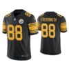 Men’s Pittsburgh Steelers #88 Pat Freiermuth Rush Limited Black Jersey