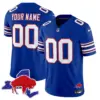 Men’s Buffalo Bills Throwback 2024 Vapor Limited Custom Jersey Royal