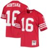 Joe Montana San Francisco 49Ers Mitchell Ness Legacy Replica Jersey Scarlet