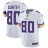 Nike Minnesota Vikings #80 Cris Carter White Men’s Stitched NFL Vapor Untouchable Limited Jersey