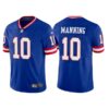 Men’s New York Giants #10 Eli Manning Royal Vapor Untouchable Limited Stitched Jersey