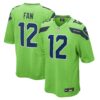 12S Seattle Seahawks Nike Game Jersey Neon Green