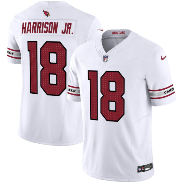 Men’s Arizona Cardinals 2024 Vapor Limited Jersey – All Stitched – White – Marvin Harrison Jr.