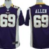 Nike Minnesota Vikings #69 Jared Allen Purple Limited Jersey