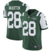 Nike New York Jets #28 Curtis Martin Green Team Color Men’s Stitched NFL Vapor Untouchable Limited Jersey