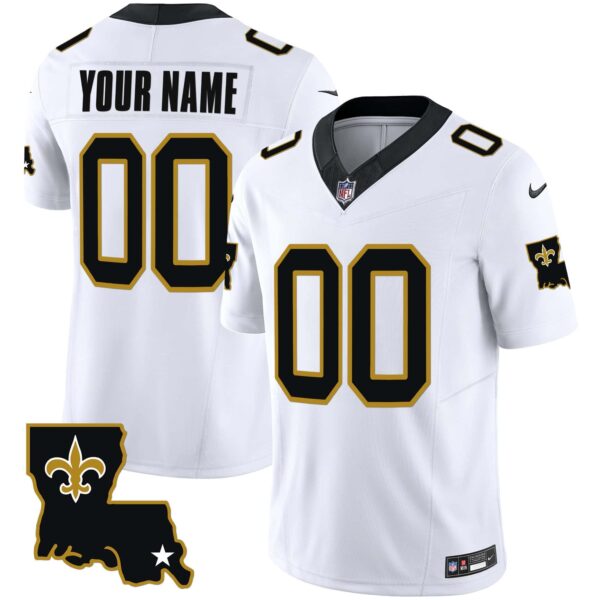 Saints 1987 Legacy Vapor Custom Jersey – All Stitched – Youth – White