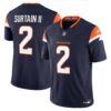 Men’s Denver Broncos 2024 Vapor Limited Jersey – All Stitched – Navy – Patrick Surtain II