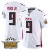 Outkast x Atlanta Falcons 2024 Vapor Limited Jersey – All Stitched – White – Michael Penix Jr. Jersey