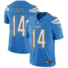 Nike San Diego Chargers #14 Dan Fouts Electric Blue Alternate Men’s Stitched NFL Vapor Untouchable Limited Jersey