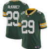 Men’s Green Bay Packers #29 Xavier McKinney Green Vapor Limited Football Stitched Jersey