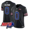 Mens Buffalo Bills 2024 Buffalo Bills Mafia Patch Vapor Limited Jersey Keon Coleman Jersey Black