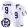 Mens Minnesota Vikings King Of The North Patch Vapor Limited Jersey Est 1961 Patch JJ Mccarthy Jersey Winter Warrior