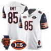 Mens Chicago Bears 1920 2025 The Chicago Bears Vapor Limited Jersey Cole Kmet Jersey Navy Sleeves