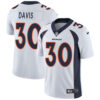 Nike Denver Broncos #30 Terrell Davis White Men’s Stitched NFL Vapor Untouchable Limited Jersey